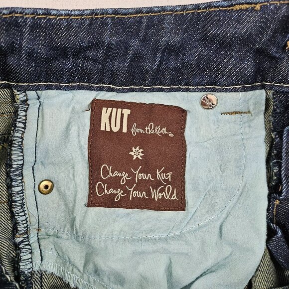 KUT from the Kloth Jeans Womens 2 Denim So Low Rise Flared - Picture 12 of 13